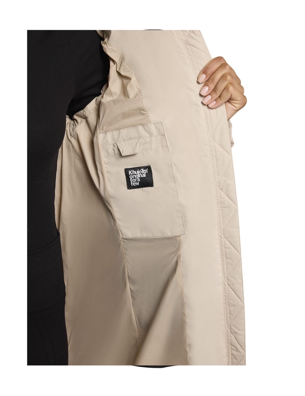 Chaquetón Khujo MIKIA2 Beige Mujer