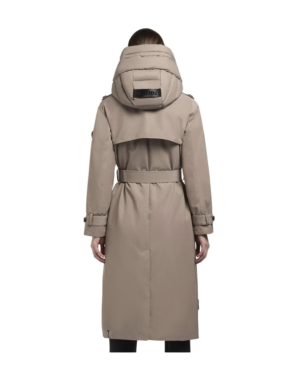 Gabardina Khujo ELENA Beige Mujer