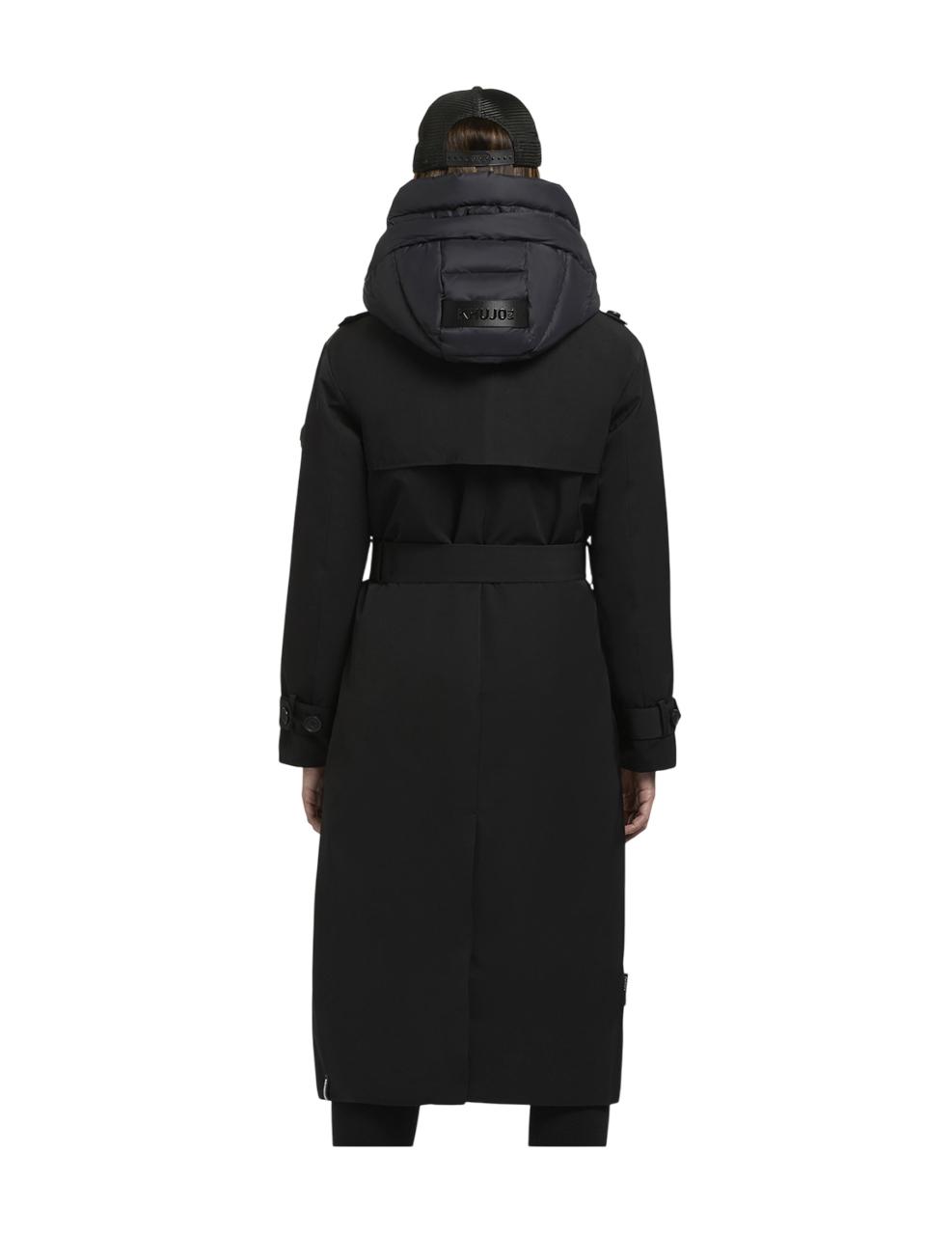 Gabardina Khujo ELENA Negro Mujer