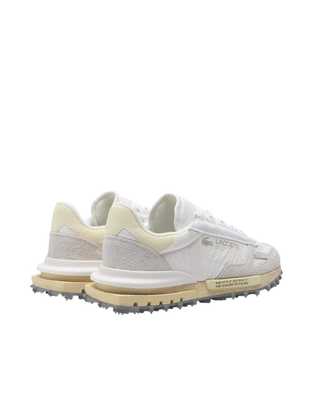 Zapatillas Lacoste Elite Active Blanco-Beig Mujer