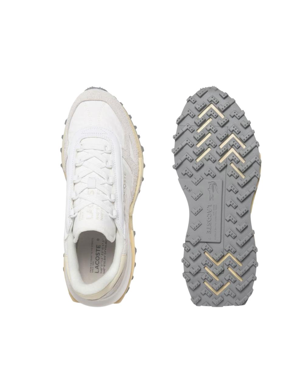 Zapatillas Lacoste Elite Active Blanco-Beig Mujer