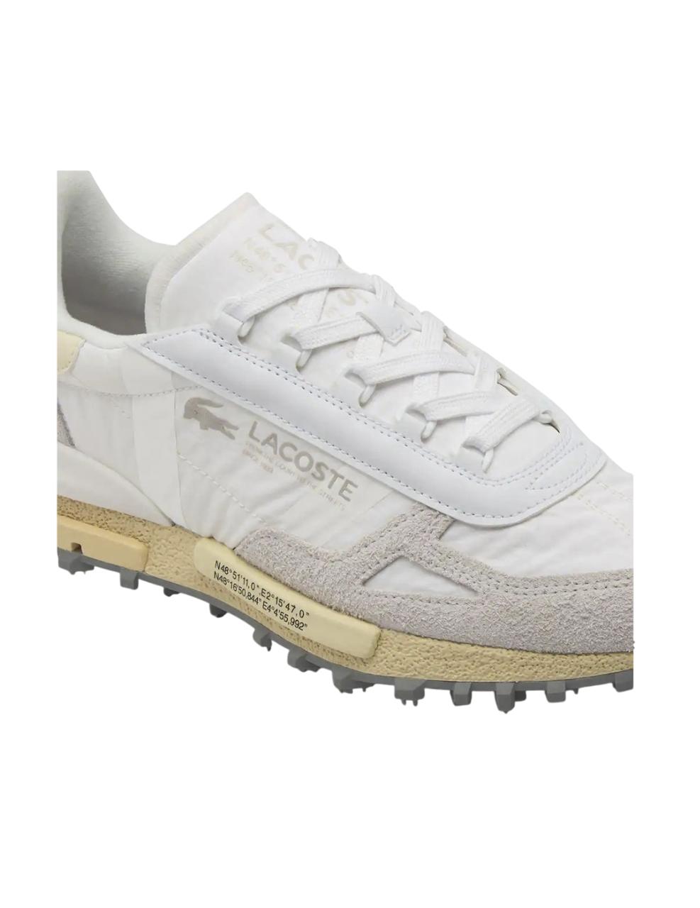 Zapatillas Lacoste Elite Active Blanco-Beig Mujer