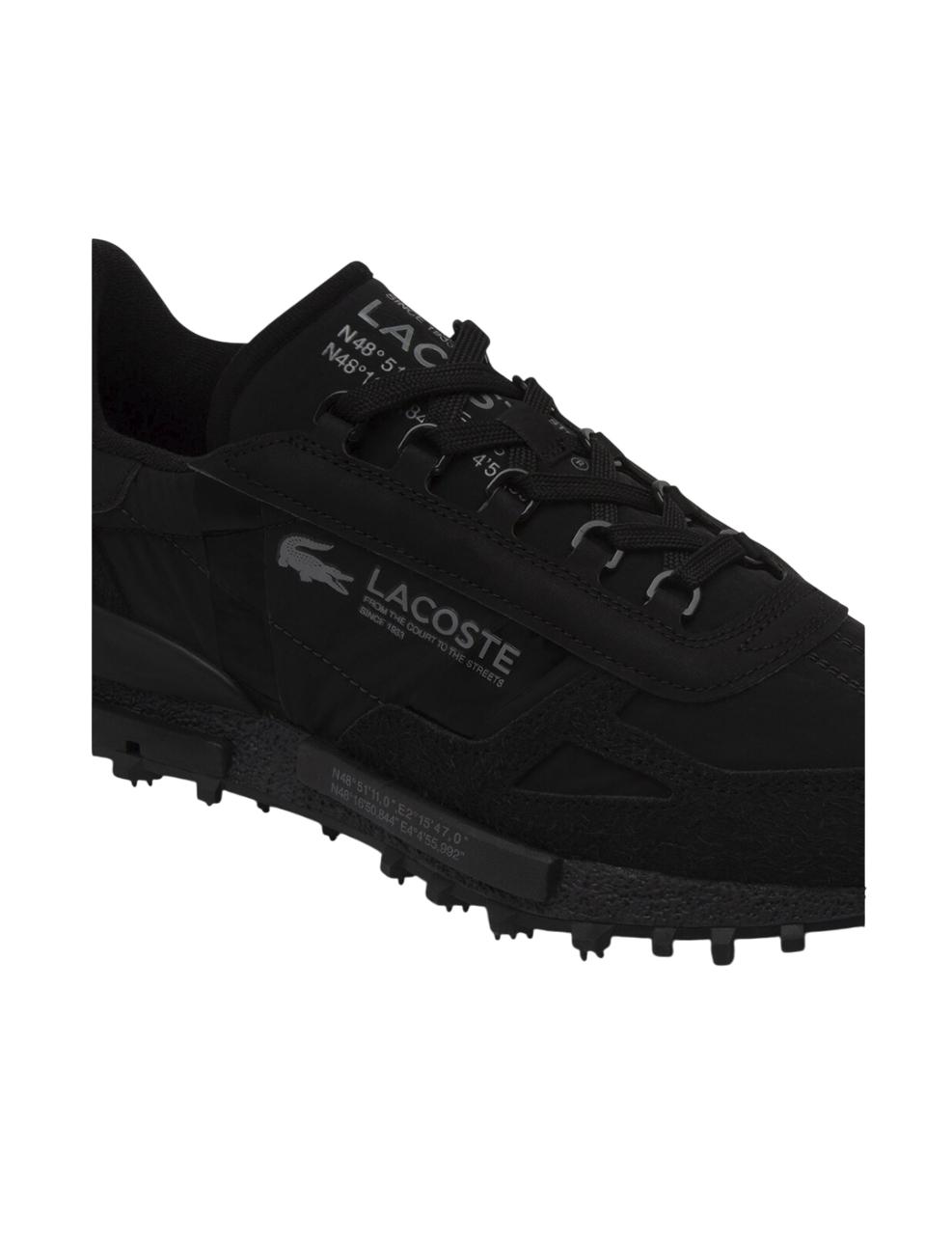 Zapatilla Lacoste Elite Active Negra Hombre