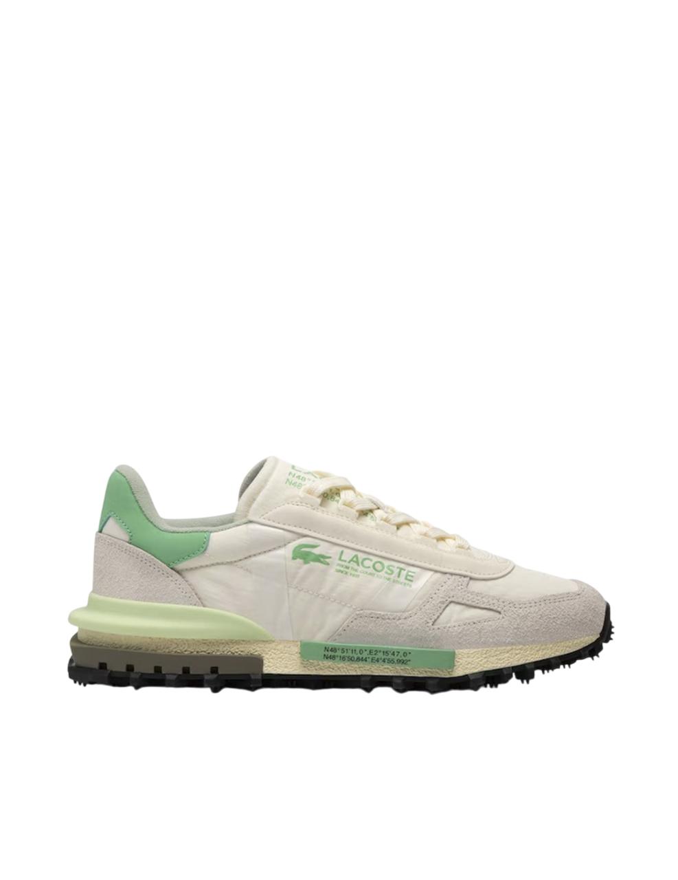 Zapatillas Lacoste Elite Active Blanco Verde Hombr