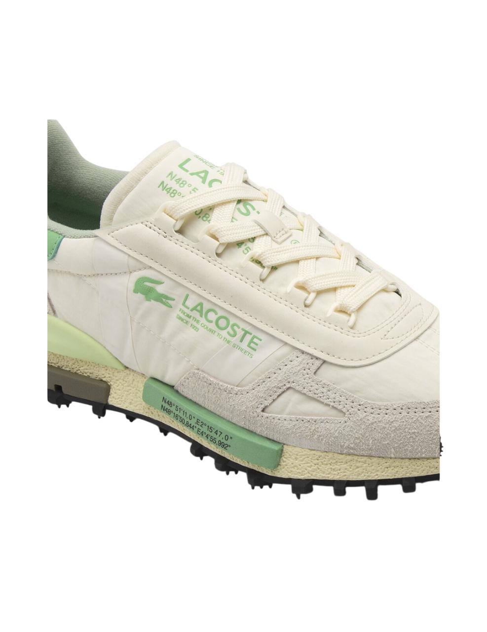 Zapatillas Lacoste Elite Active Blanco Verde Hombr