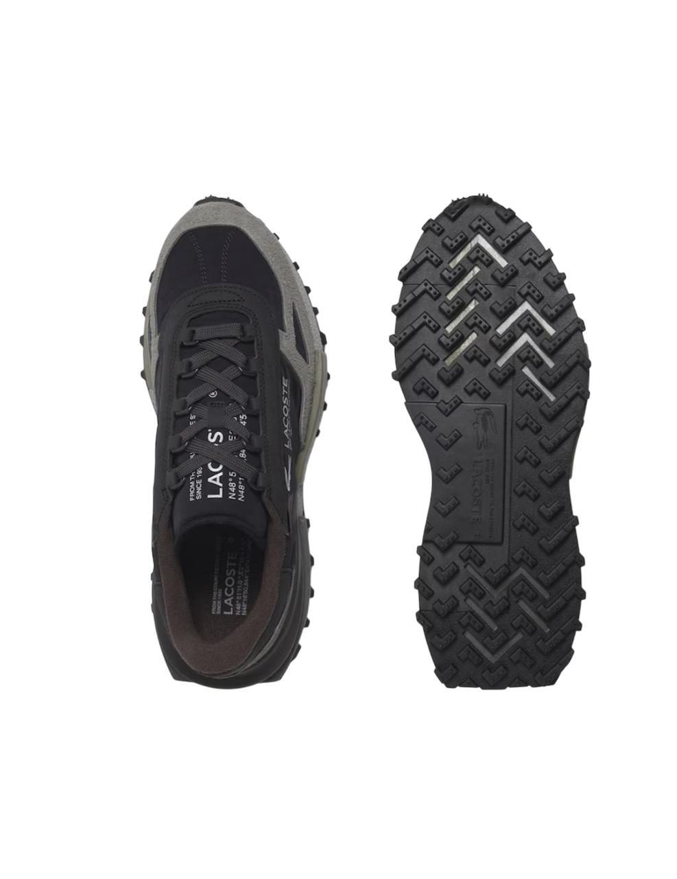 Zapatilla Lacoste Elite Active Negro-Gris Hombre