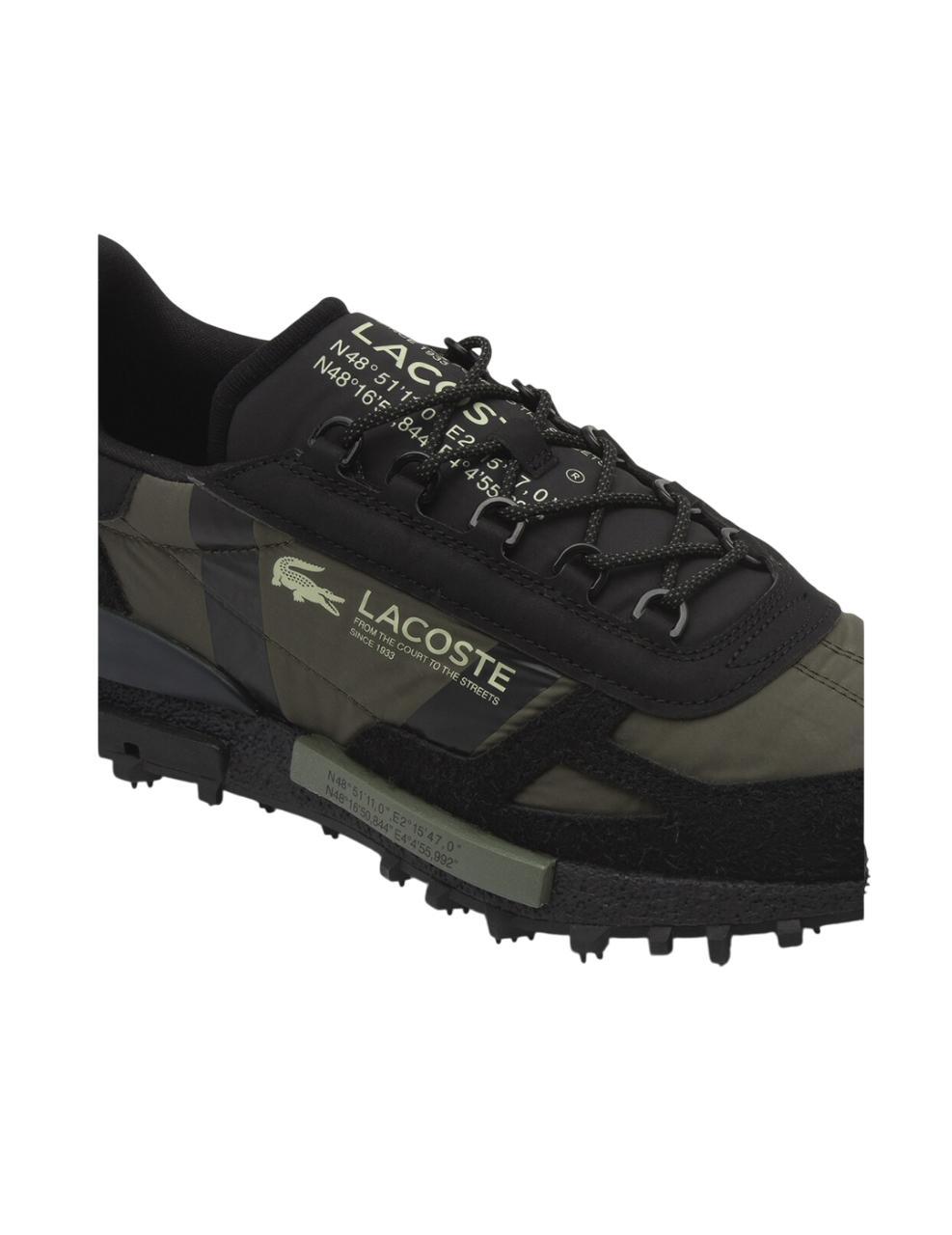 Zapatillas Lacoste Elite Active Negro Verde Unisex