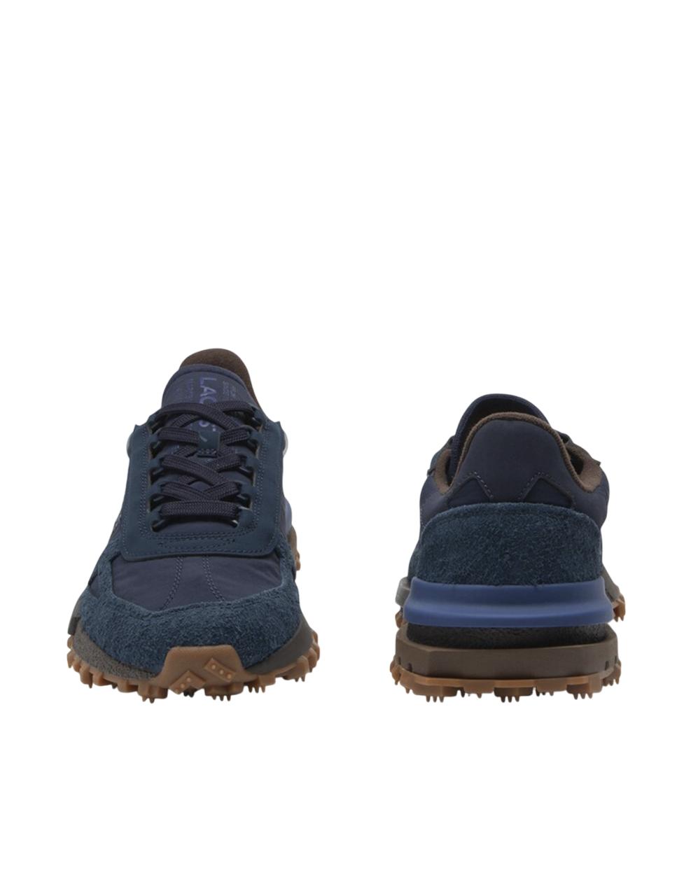 Zapatilla Lacoste Elite Active Azul-Marrón Hombre