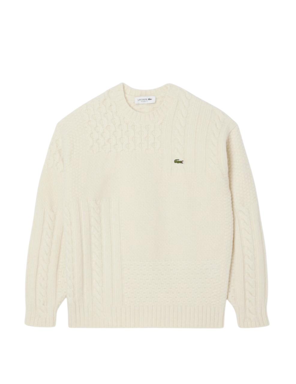 Jersey Lacoste Beige Unisex