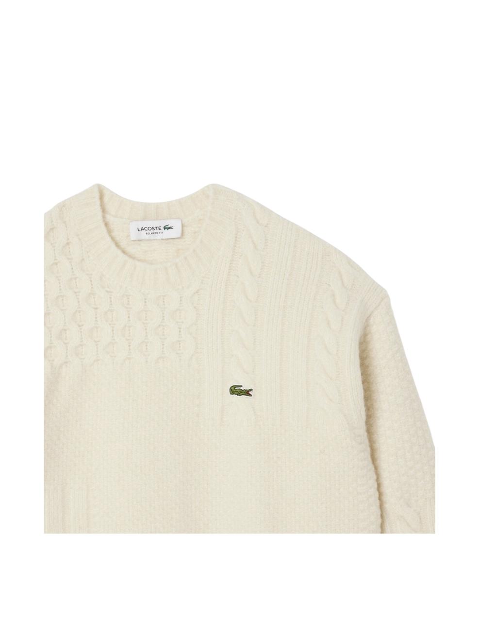 Jersey Lacoste Beige Unisex