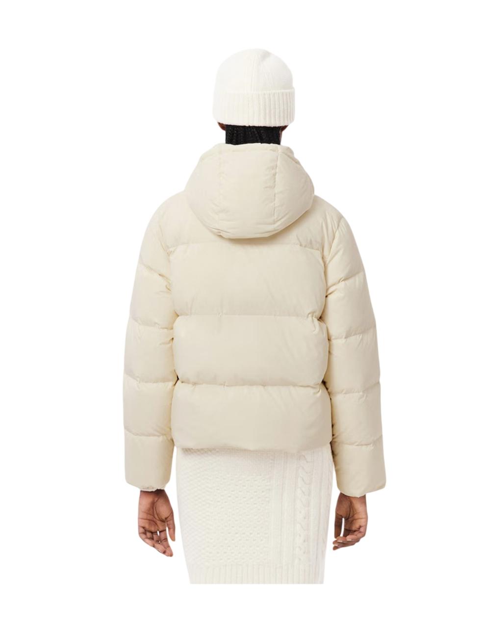 Cazadora Lacoste Beige Mujer