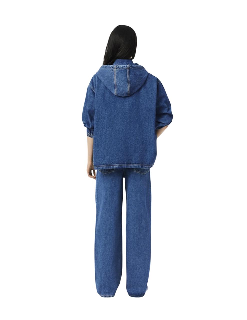 Pantalón Vaquero Lacoste Azul Mujer