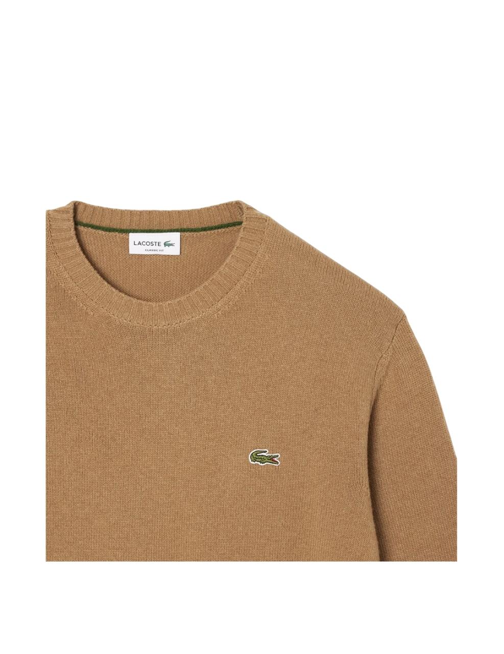 Jersey Lacoste Marrón Hombre
