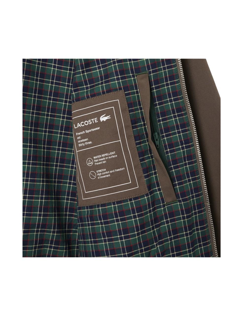 Cazadora Lacoste Marron Hombre