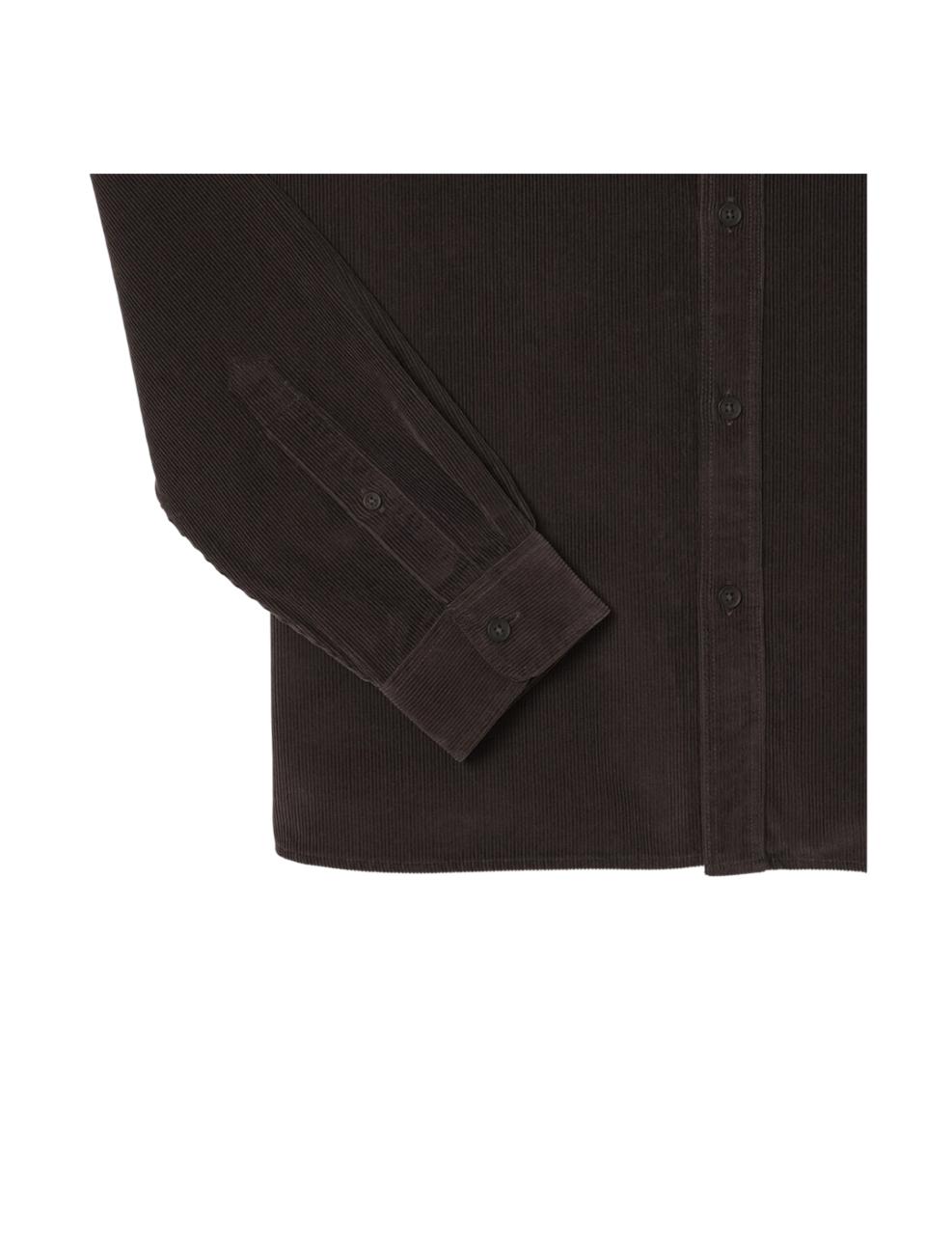 Camisa Lacoste Marrón Oscuro Hombre