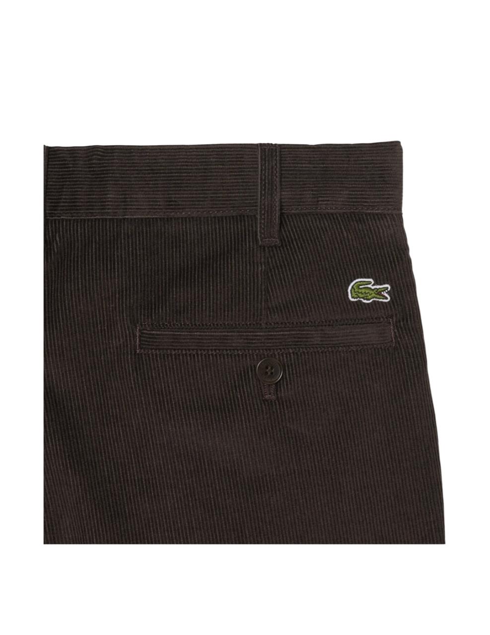 Pantalón Lacoste Marrón Oscuro Hombre