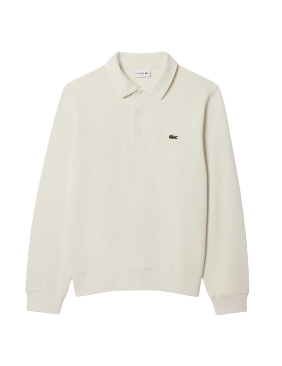 Sudadera Lacoste Blanco Hombre