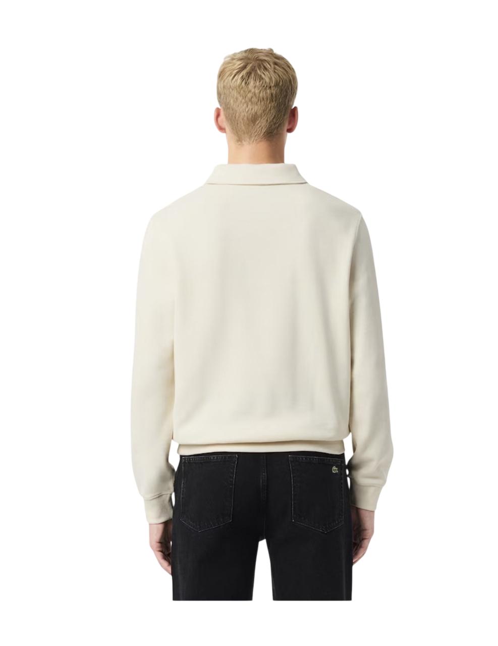 Sudadera Lacoste Blanco Hombre