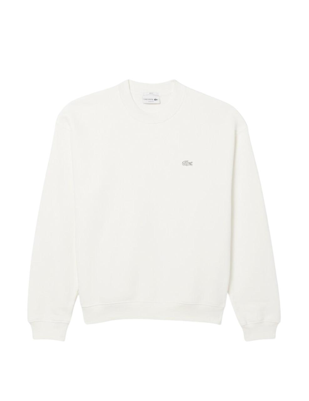 Sudadera Lacoste Blanco Hombre