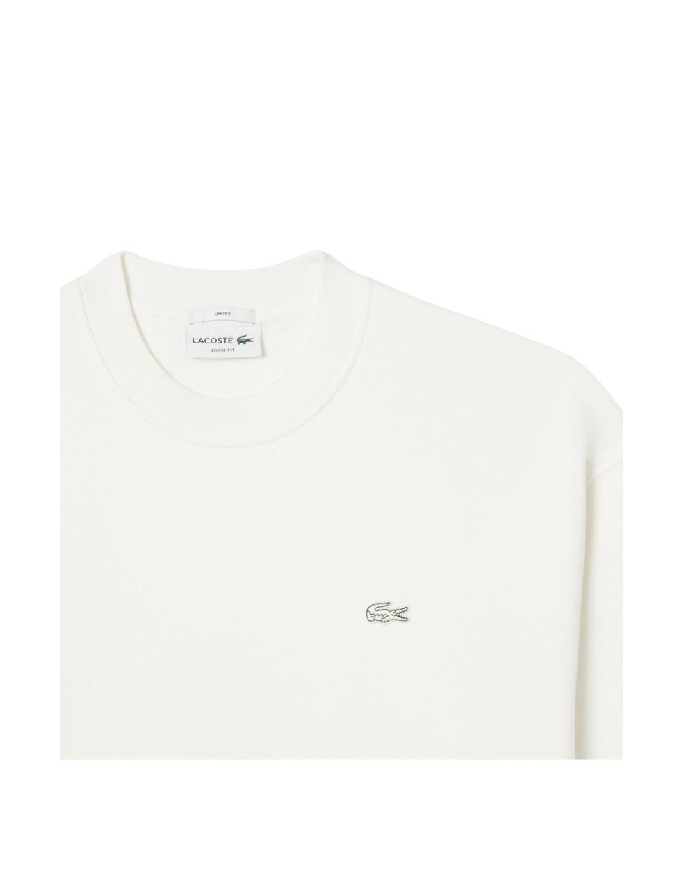 Sudadera Lacoste Blanco Hombre