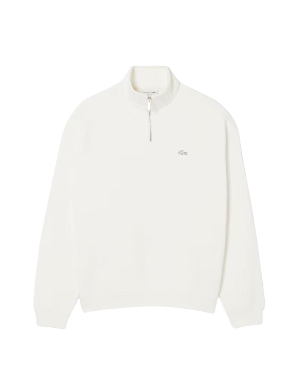 Sudadera Lacoste Felpa Blanco Hombre