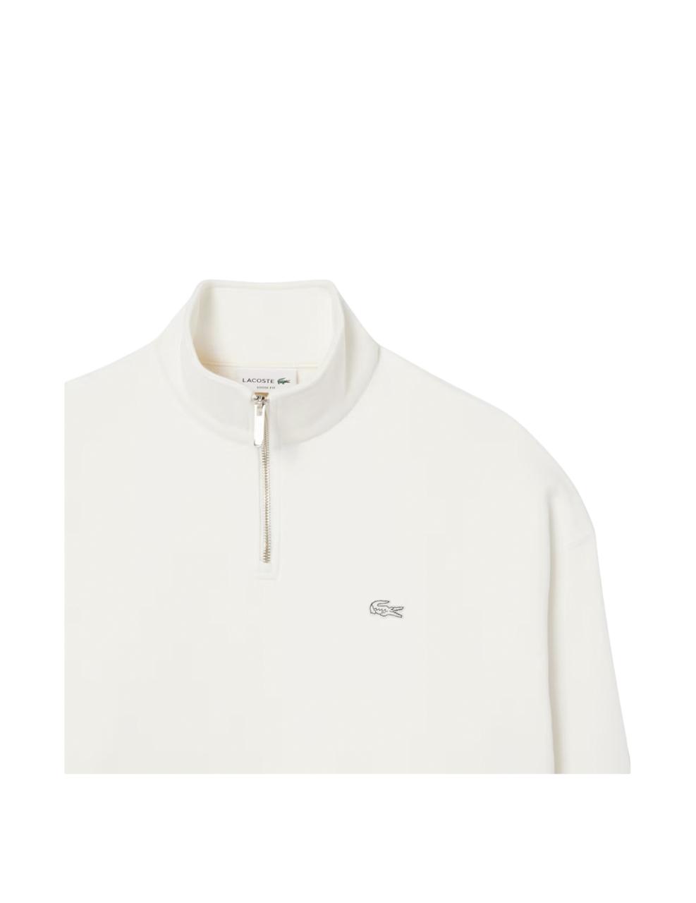 Sudadera Lacoste Felpa Blanco Hombre