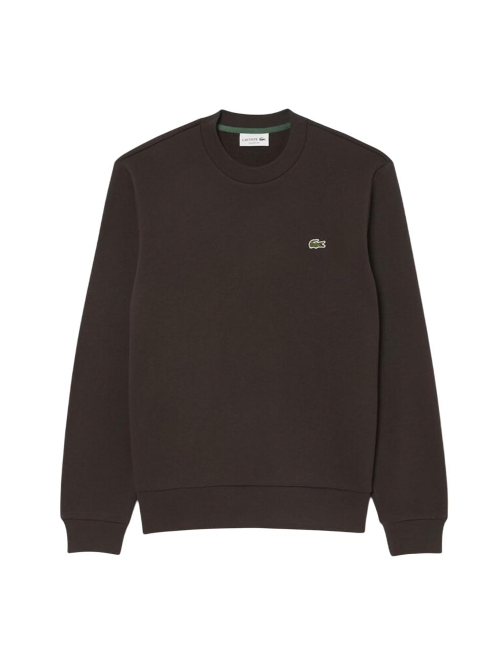 Sudadera Lacoste Marrón Oscuro Hombre