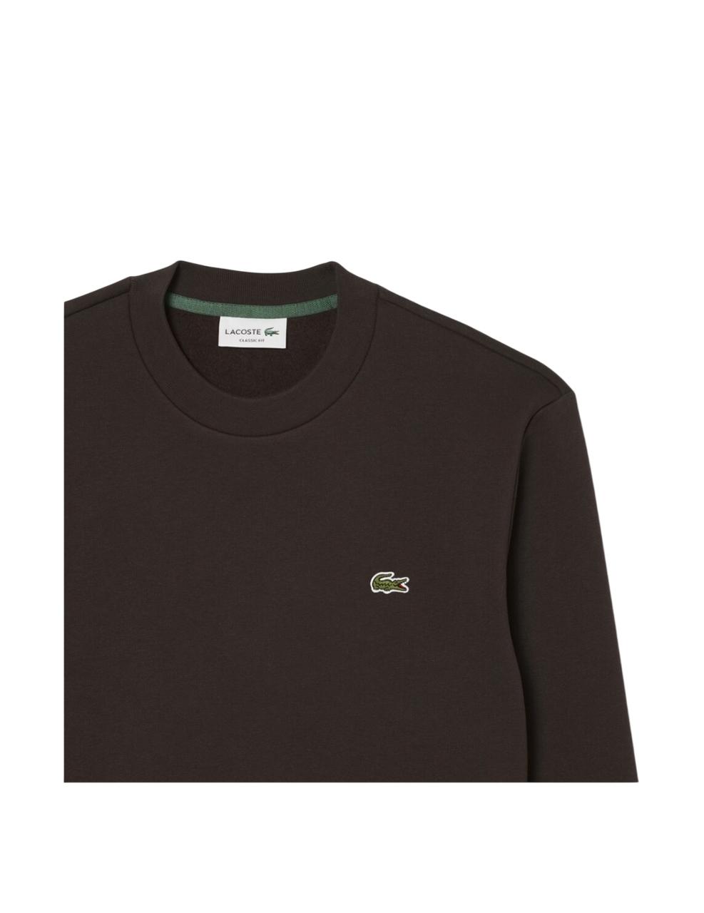 Sudadera Lacoste Marrón Oscuro Hombre