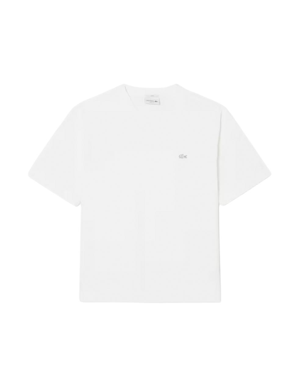 Camiseta Lacoste Blanca Hombre