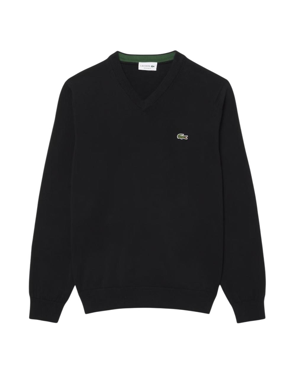 Jersey Lacoste Negro Hombre
