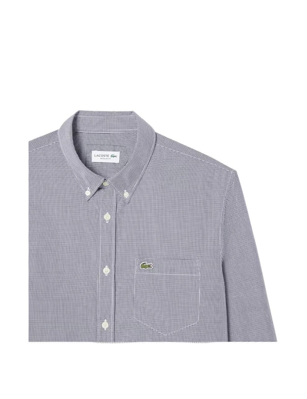 Camisa de rayas Lacoste Marino Hombre