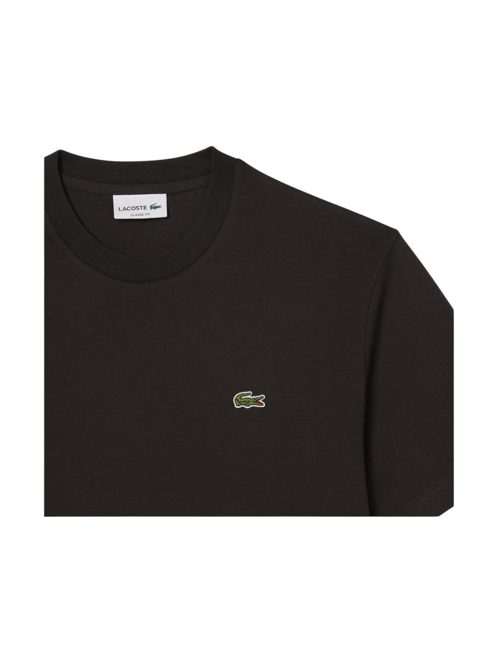 Camiseta Lacoste Marrón Hombre