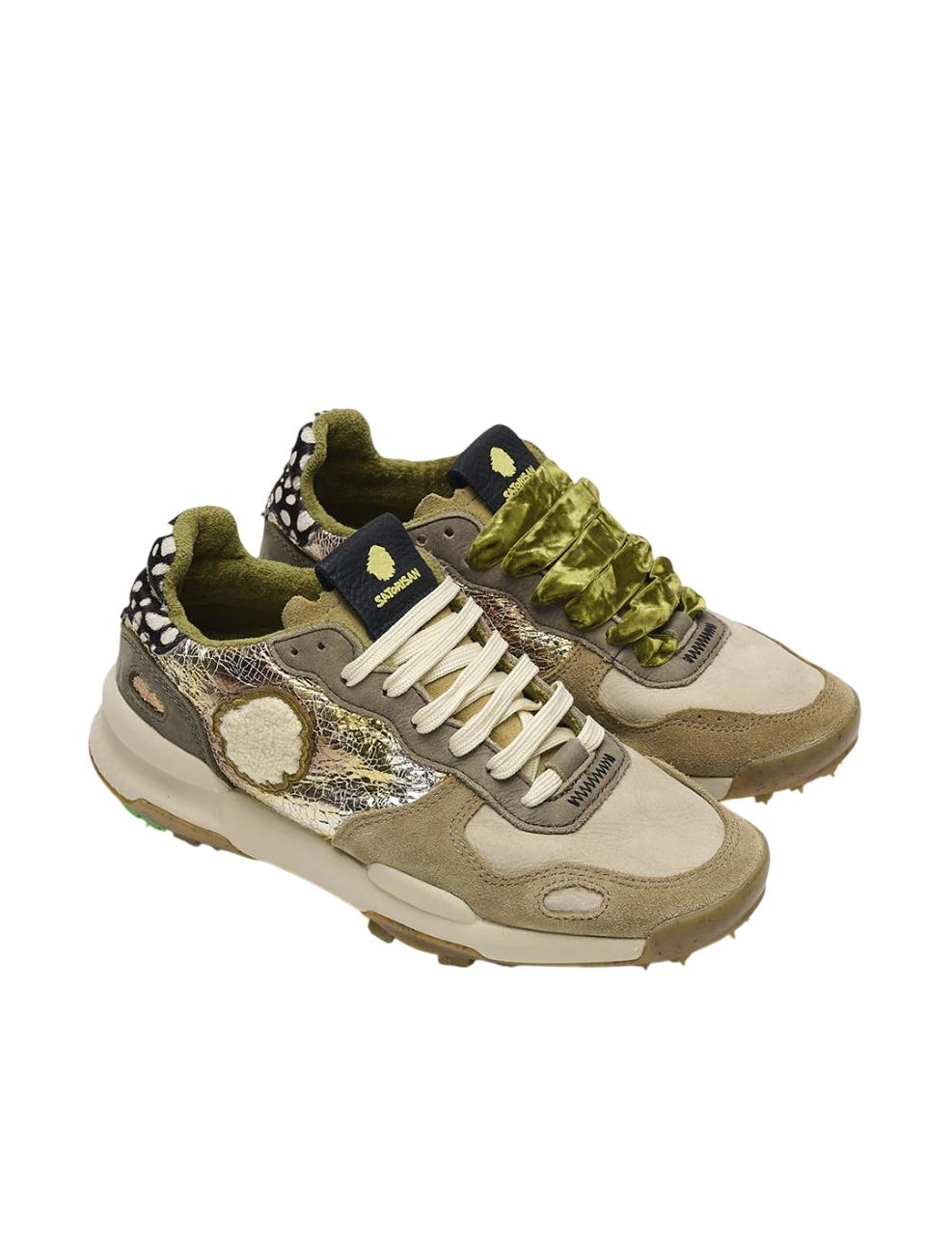 Zapatilla Satorisan CHACRONA PREMIUM Beige Mujer