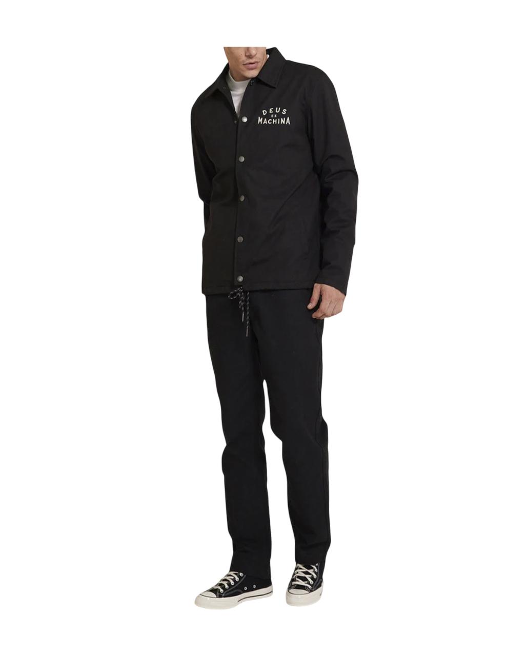 Cazadora Deus Ex Machina Workshop Negro Hombre