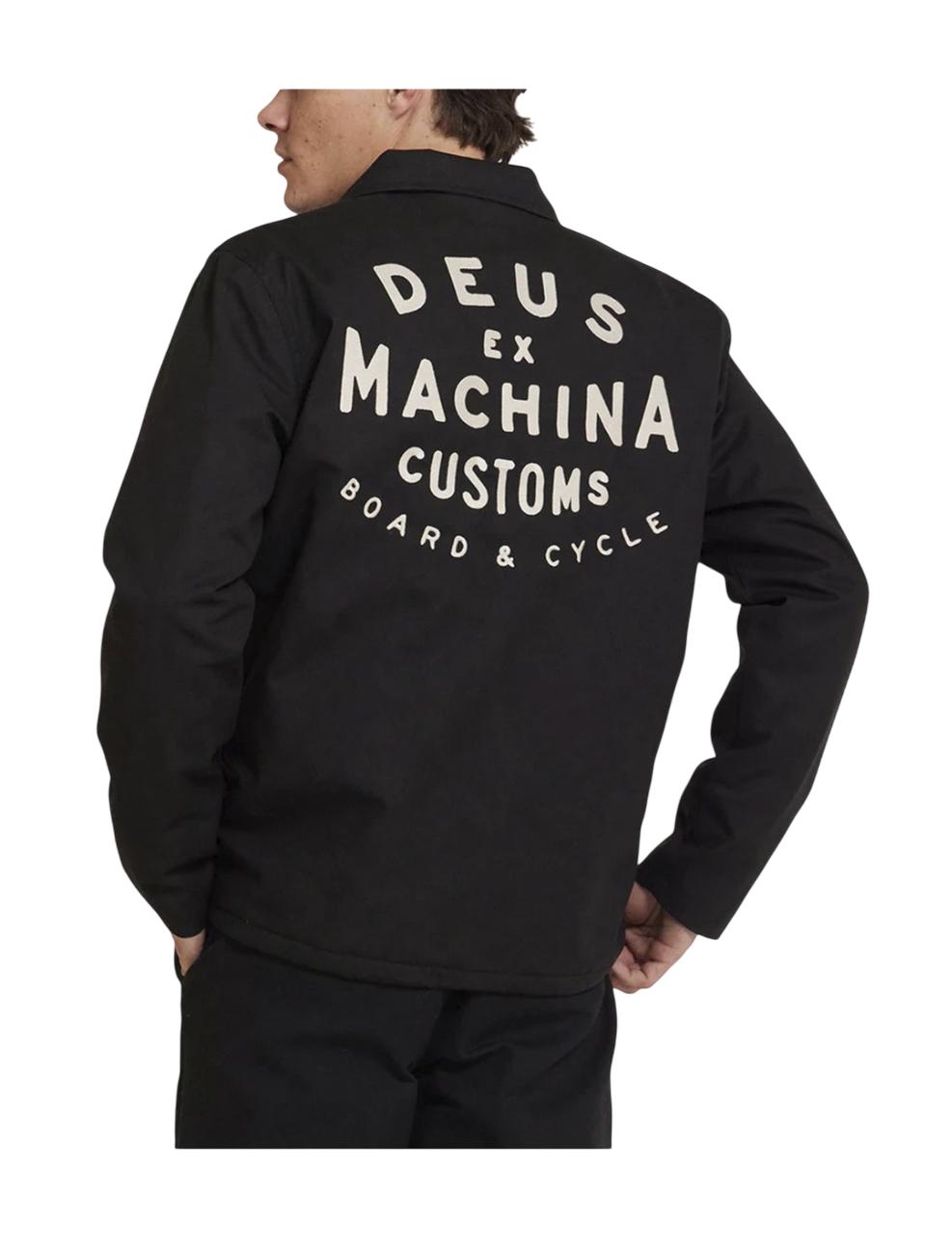 Cazadora Deus Ex Machina Workshop Negro Hombre