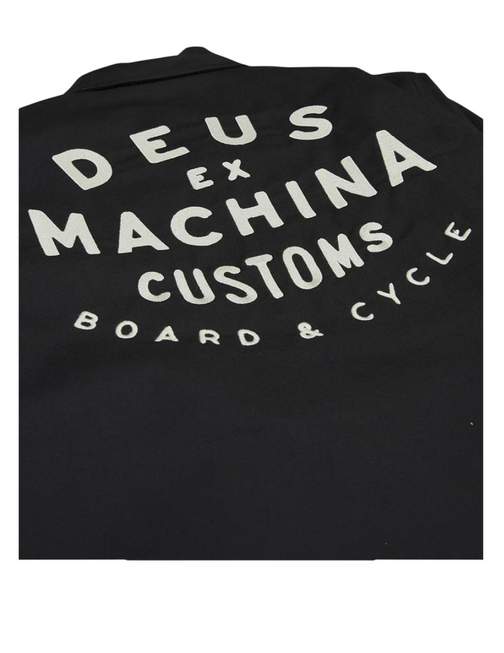 Cazadora Deus Ex Machina Workshop Negro Hombre