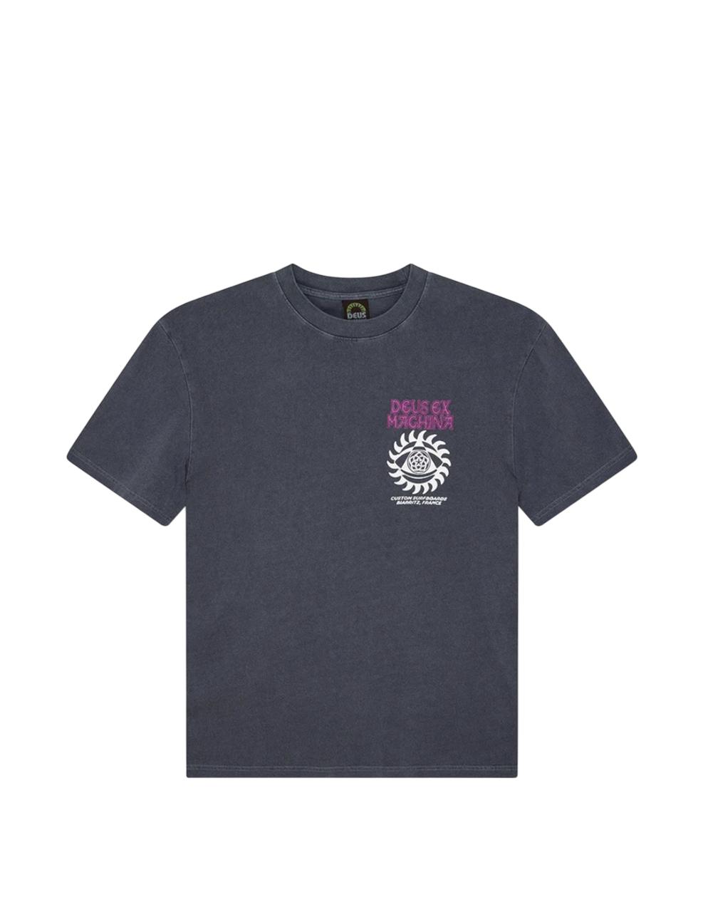 Camiseta Deus Ex Machina Crank Gris Hombre