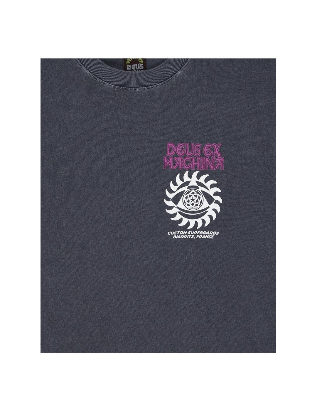 Camiseta Deus Ex Machina Crank Gris Hombre