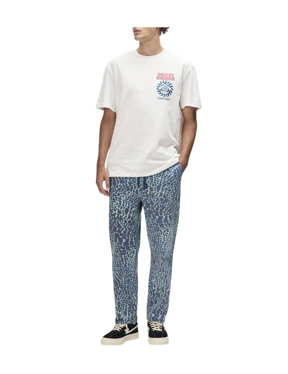 Camiseta Deus Ex Machina Crank Blanco Hombre