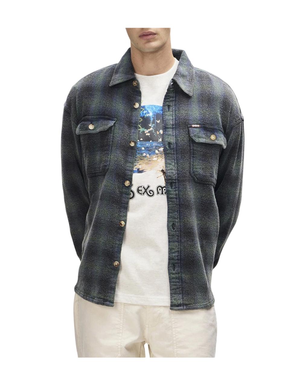 Camisa Deus ExMachina To Busy To Work Negro Hombre