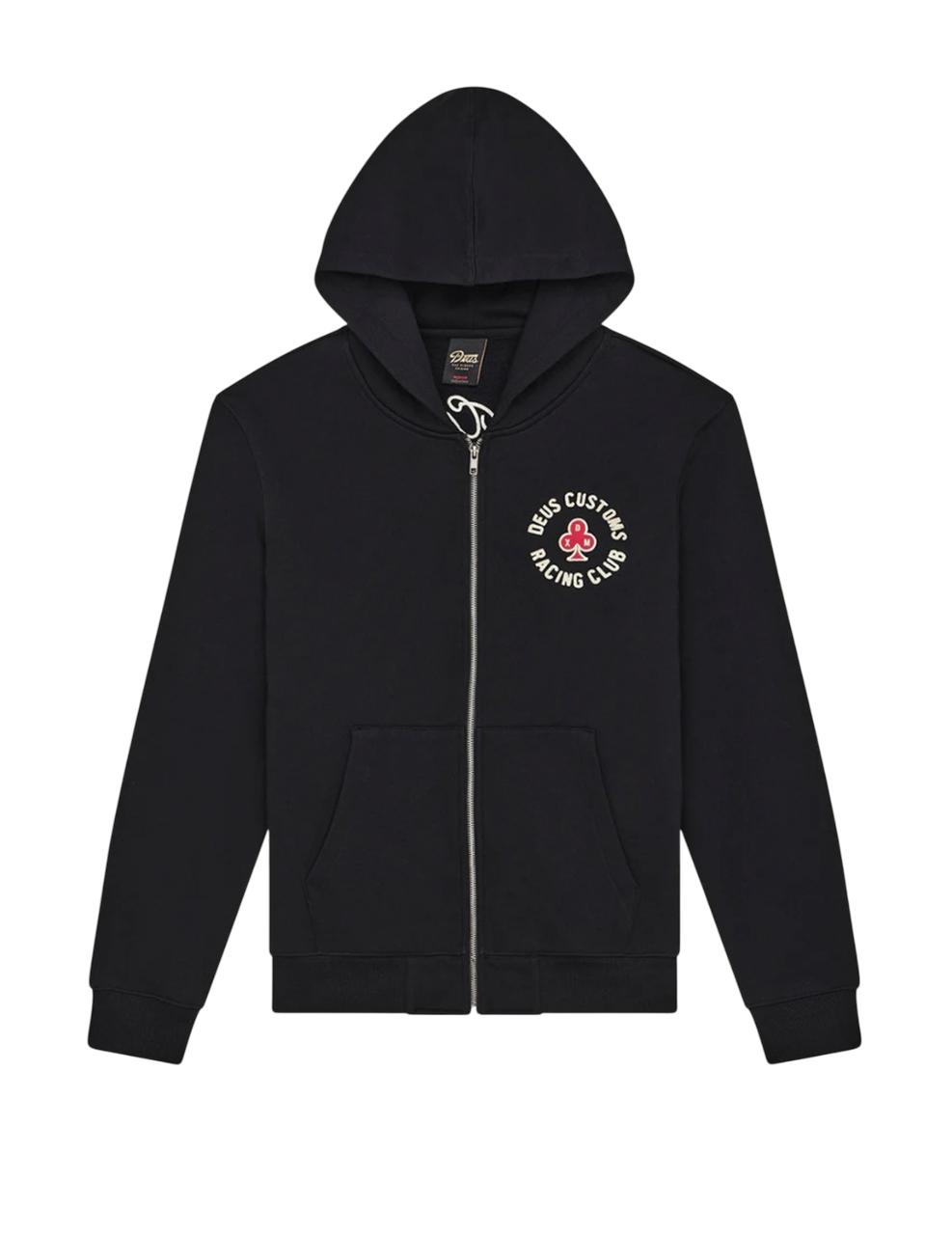 Sudadera Desu Ex Machina Basto Zip Negro Hombre