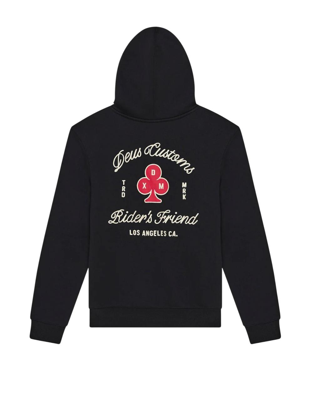 Sudadera Desu Ex Machina Basto Zip Negro Hombre