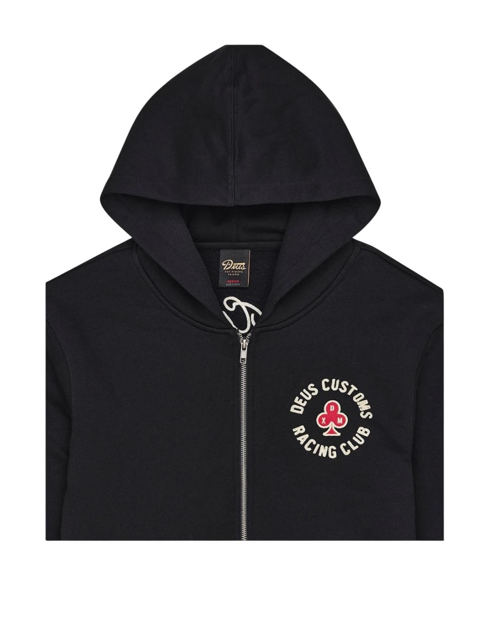 Sudadera Desu Ex Machina Basto Zip Negro Hombre