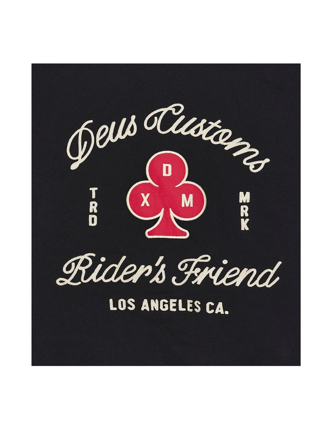 Sudadera Desu Ex Machina Basto Zip Negro Hombre