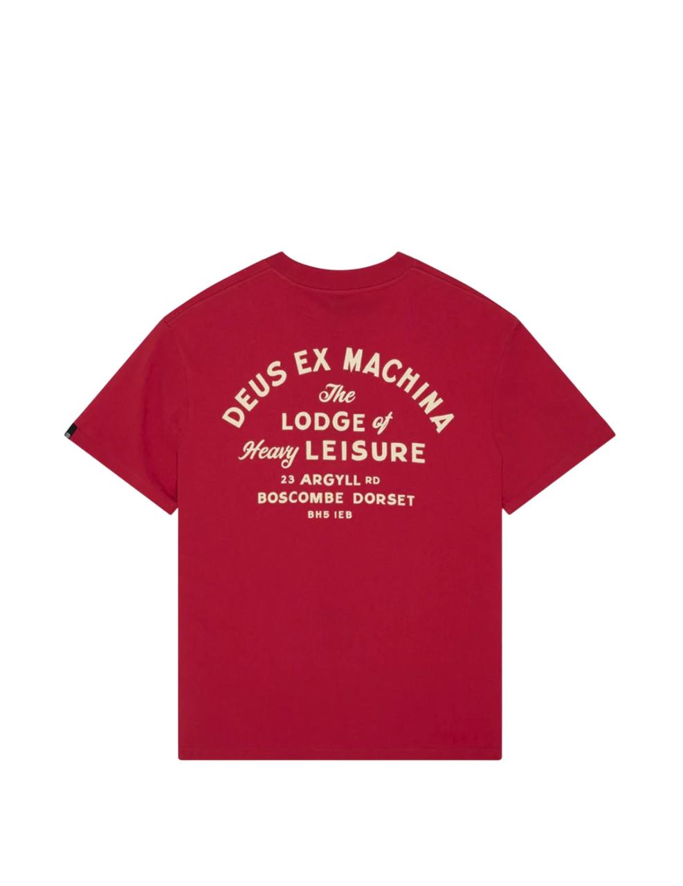 Camiseta Deus Ex Machina Mini Rojo Hombre