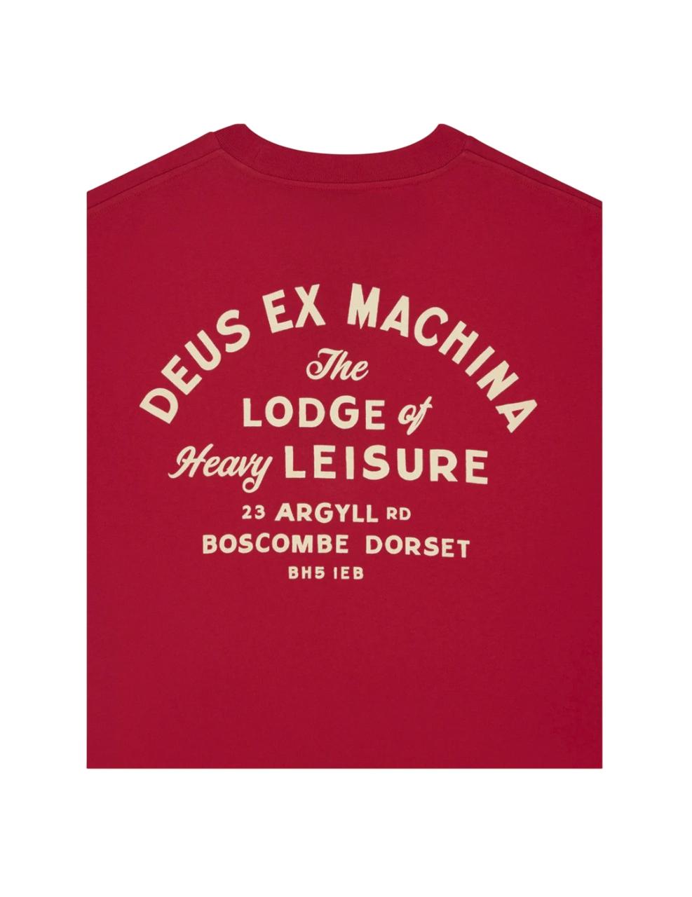 Camiseta Deus Ex Machina Mini Rojo Hombre