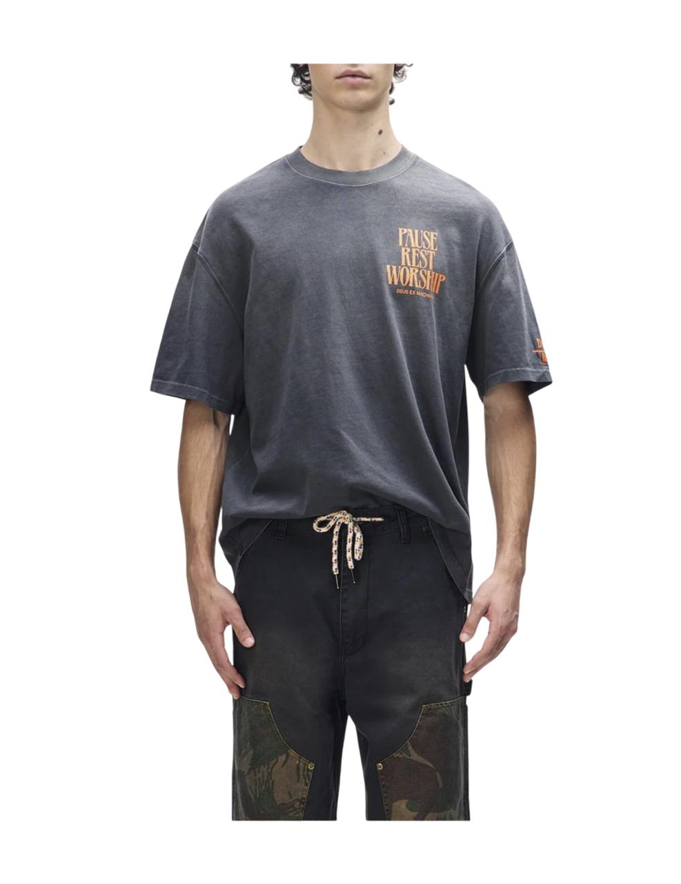 Camiseta Deus Noise Complaint Gris Hombre