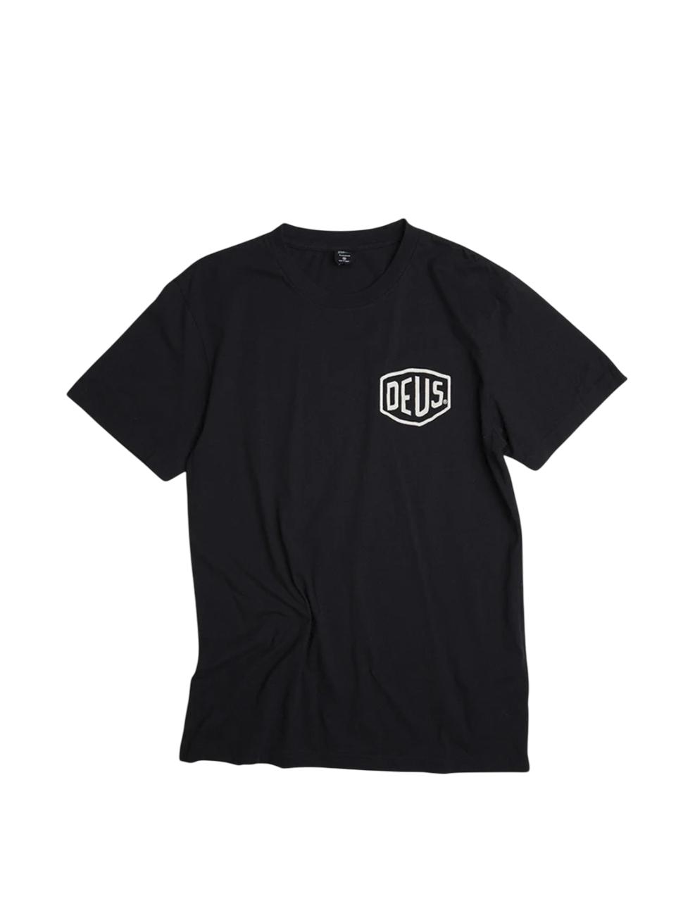 Camiseta Deus Ex Machina Venice Adres Negro Hombre