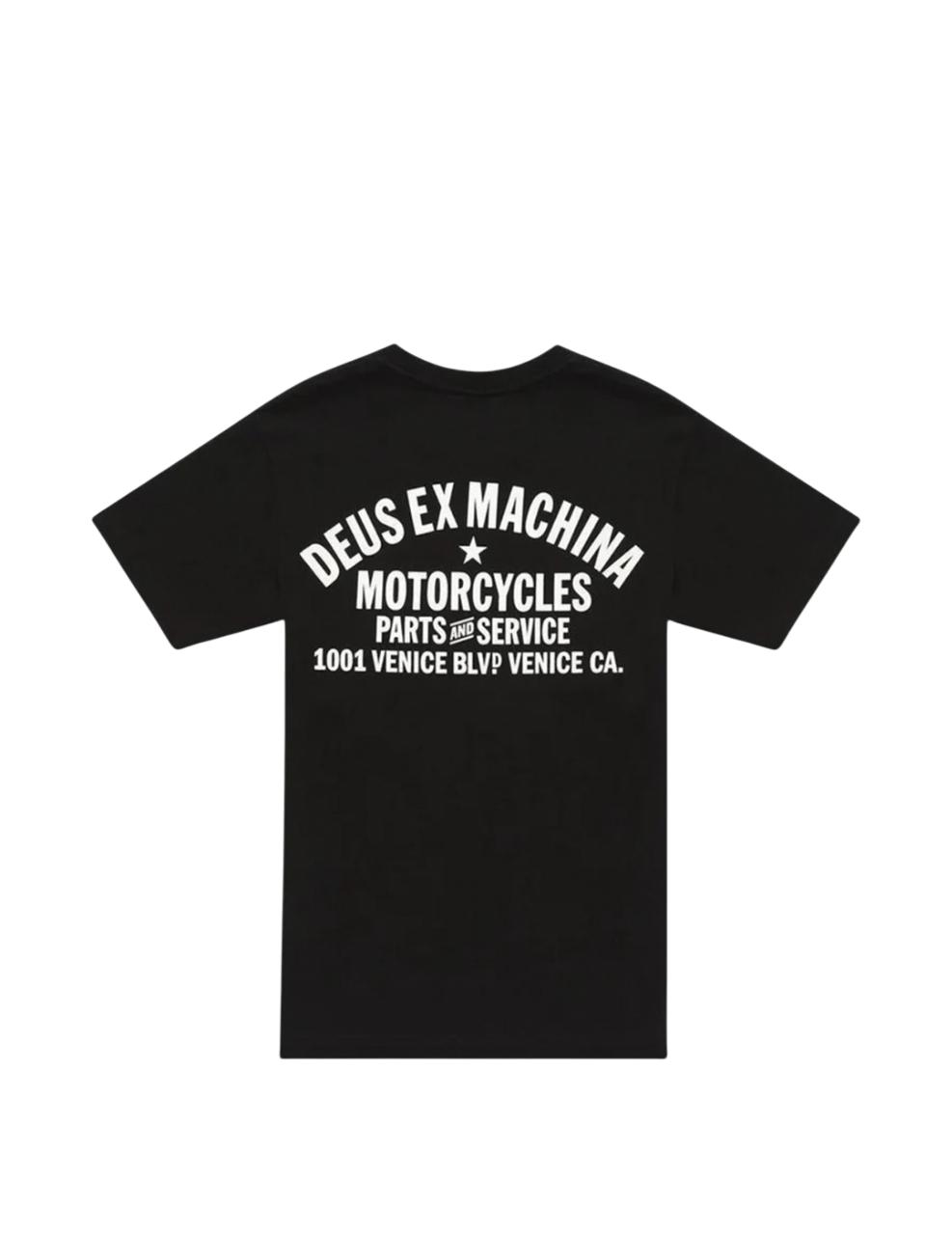 Camiseta Deus Ex Machina Venice Adres Negro Hombre