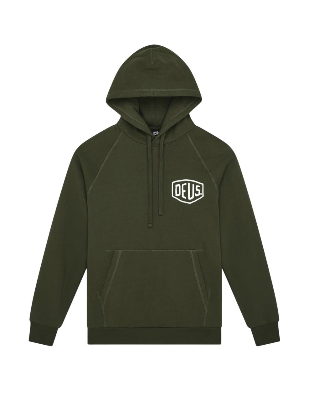 Sudadera Deus Harajuku Address Hoodie Verde Hombre